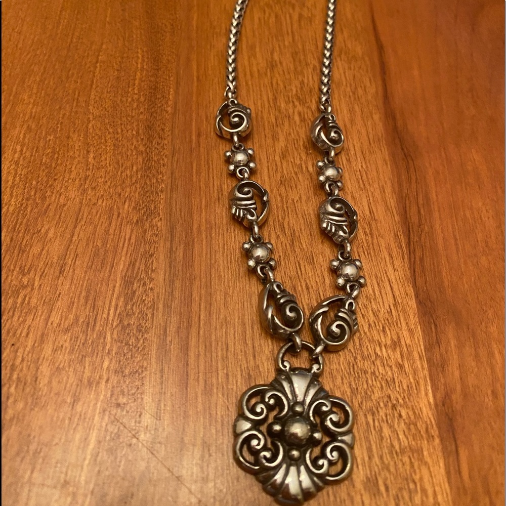 Brighton filagree silver necklace